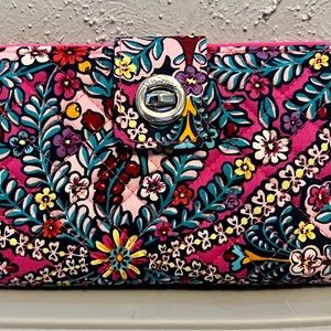 Vera Bradley Kaleidoscope Turnlock Wallet